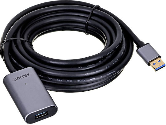 Unitek USB 2.0 Cable USB-A male - USB-A female 5m (Y-3004) - Image 3