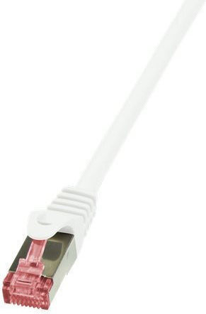 LogiLink F/FTP Cat.6 Καλώδιο Δικτύου Ethernet χωρίς ακροδέκτες 1m Λευκό 1τμχ CQ2031S