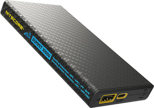 NiteCore Summit 10000 Power Bank 10000mAh Power Delivery Μαύρο - Image 4