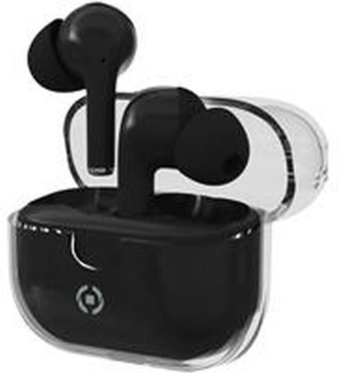 Celly Clear In-ear Bluetooth Handsfree Ακουστικά με Θήκη Φόρτισης Μαύρα