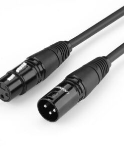 Ugreen AV130 Cable XLR male - XLR female Μαύρο 1m 66716