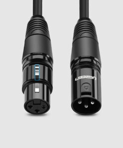 Alternative view of Ugreen AV130 Cable XLR male - XLR female Μαύρο 1m 66716