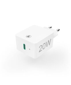 HAMA Φορτιστής Χωρίς Καλώδιο με Θύρα USB-C 25W Quick Charge 3.0 Λευκός (00201652)