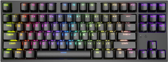 Genesis Thor 404 Gaming Μηχανικό Πληκτρολόγιο Tenkeyless με Kailh Box Brown διακόπτες και RGB φωτισμό (Αγγλικό US)