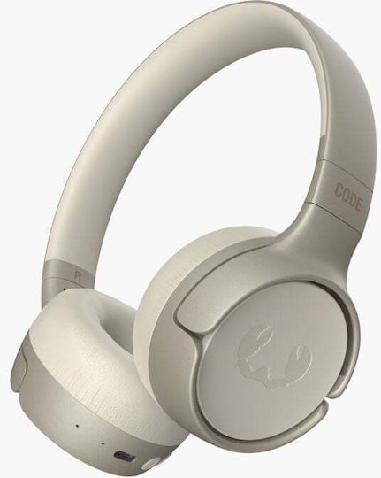 Fresh 'n Rebel Code Fuse Ασύρματα / Ενσύρματα Over Ear Ακουστικά με 30 ώρες Λειτουργίας Silky Sand