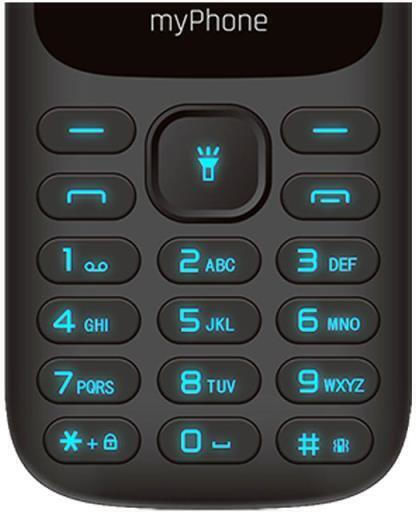 MyPhone 2220 Dual SIM Κινητό με Μεγάλα Κουμπιά (Αγγλικό Μενού) Μαύρο - Image 2