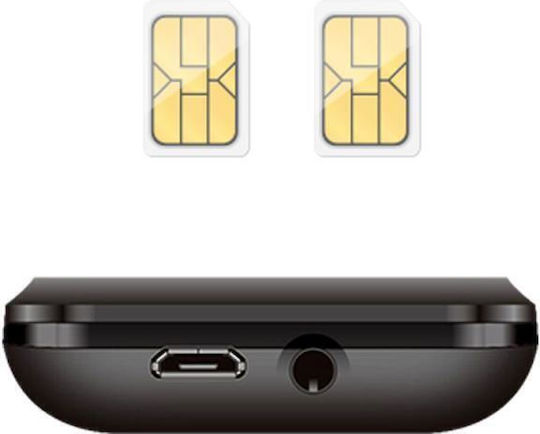 MyPhone 2220 Dual SIM Κινητό με Μεγάλα Κουμπιά (Αγγλικό Μενού) Μαύρο - Image 3