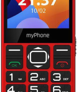 Alternative view of MyPhone Halo 3 Single SIM Κινητό με Μεγάλα Κουμπιά (Αγγλικό Μενού) Κόκκινο