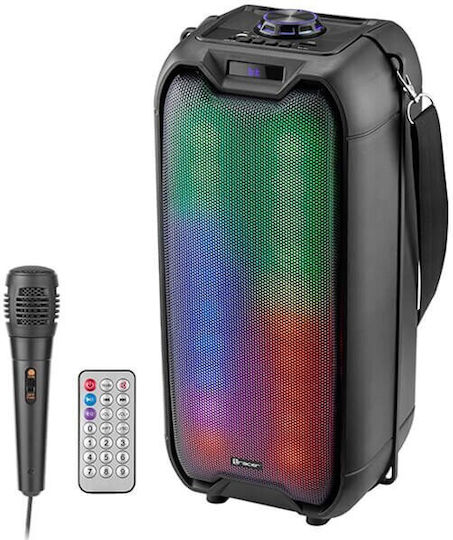 Tracer Ηχείο Karaoke με Ενσύρματo Μικρόφωνο και Εφέ Φωτισμού Rocket TWS TRAGLO46925 σε Μαύρο Χρώμα