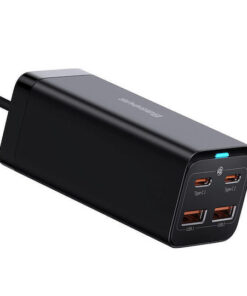 Alternative view of Baseus Φορτιστής Χωρίς Καλώδιο GaN με 2 Θύρες USB-A και 2 Θύρες USB-C 100W Quick Charge 4.0 Μαύρος (Gan3 Pro)