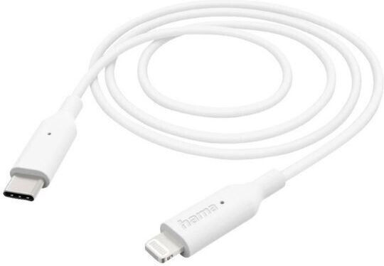 HAMA USB-C to Lightning Cable 10W Λευκό 1m (00201598) - Image 3