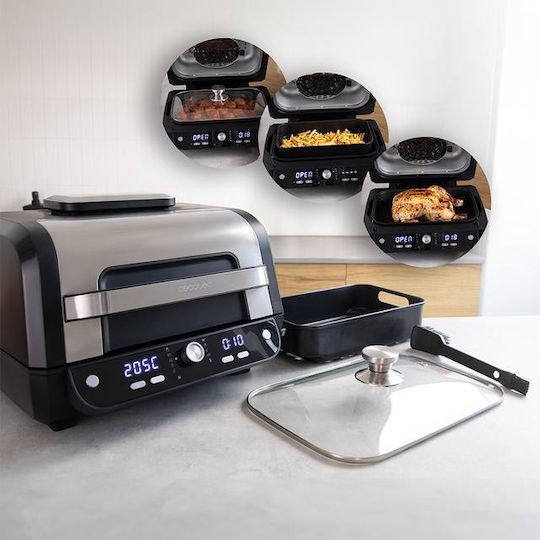 Cecotec Cecofry Firedome 8000 Pro 04950 Πολυμάγειρας 1700W με Χωρητικότητα 8lt Μαύρος - Image 3