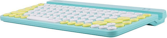 A4Tech Fstyler FBK30 Ασύρματο Bluetooth Πληκτρολόγιο για Tablet Αγγλικό US Avocado - Image 3