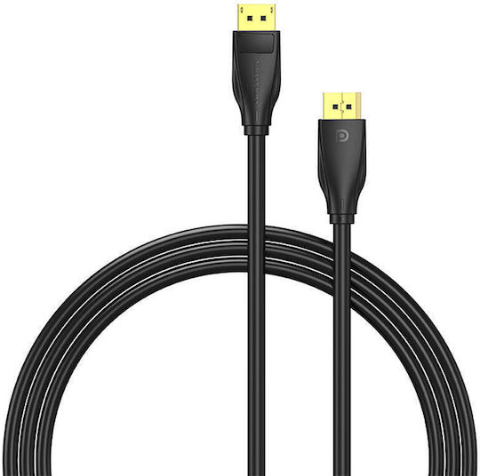 Vention Cable DisplayPort male - DisplayPort male 3m Μαύρο (056256)
