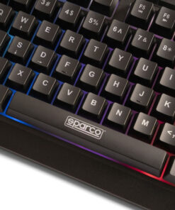Alternative view of Sparco Gaming Πληκτρολόγιο με RGB φωτισμό (Αγγλικό US)