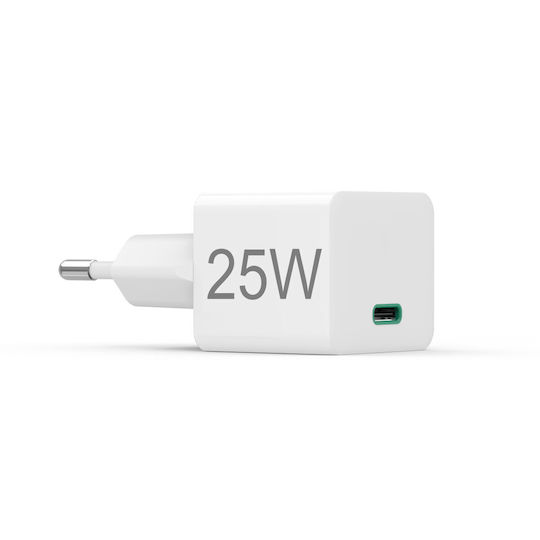 HAMA Φορτιστής Χωρίς Καλώδιο με Θύρα USB-C 25W Quick Charge 3.0 Λευκός (00201652) - Image 2