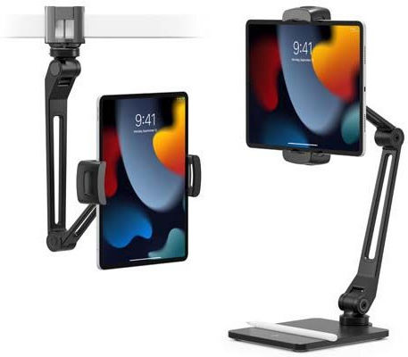 Twelve South HoverBar Duo Snap 2 Βάση Tablet με Βραχίονα έως 15" σε Μαύρο χρώμα