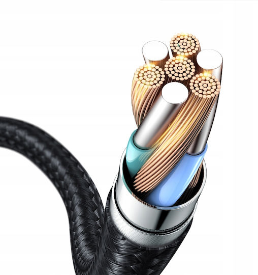 Mcdodo Braided USB-A to Lightning Cable 36W Μαύρο 2m (CA-3581) - Image 3