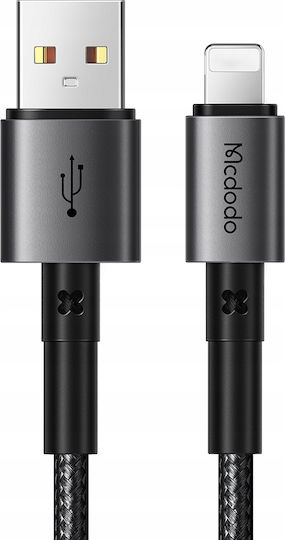Mcdodo Braided USB-A to Lightning Cable 36W Μαύρο 2m (CA-3581) - Image 8