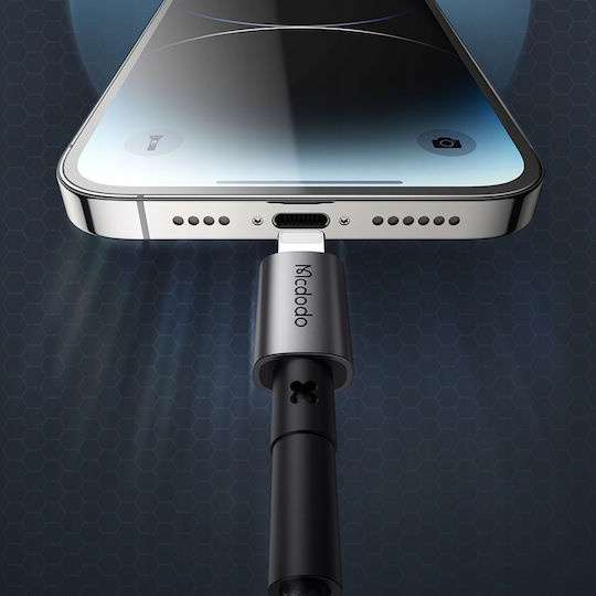 Mcdodo Braided USB-A to Lightning Cable 36W Μαύρο 2m (CA-3581) - Image 10