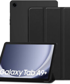 Tech-Protect Smartcase Flip Cover Μαύρη (Galaxy Tab A9+)