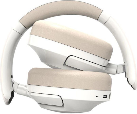Creative Zen Hybrid 2 Ασύρματα / Ενσύρματα Over Ear Ακουστικά με 67 ώρες Λειτουργίας και Quick Charge Cream - Image 3