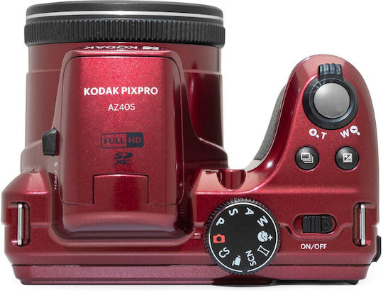 Kodak PIXPRO AZ405 Compact Φωτογραφική Μηχανή 20MP Οπτικού Ζουμ 40x με Οθόνη 2.3" και Ανάλυση Video 1280 x 720 pixels Κόκκινη - Image 6