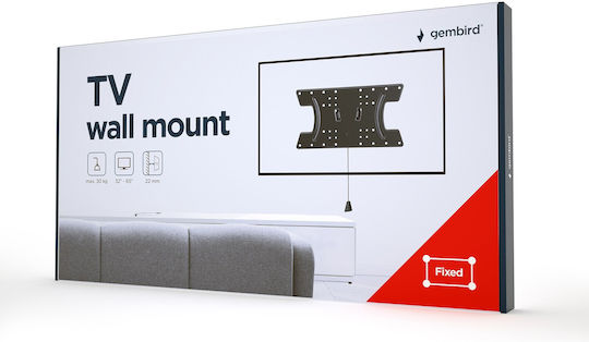 Gembird WM-65F-03 Βάση Τηλεόρασης Τοίχου έως 65" και 30kg Μαύρο - Image 6