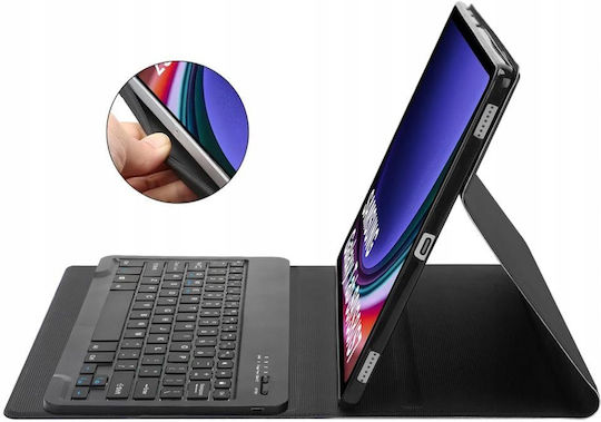 Tech-Protect SC Pen + Keyboard Flip Cover Μαύρη (Galaxy Tab A9+) - Image 5