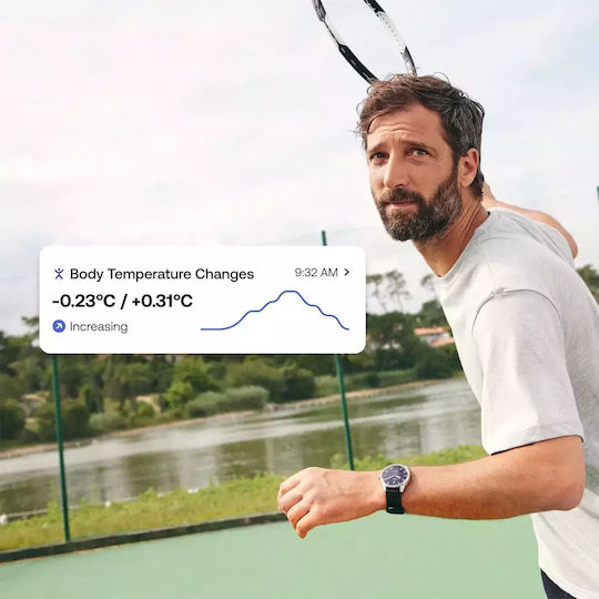 Withings ScanWatch 2 Stainless Steel 42mm Αδιάβροχο με Παλμογράφο (Μαύρο) - Image 3