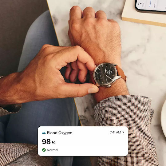 Withings ScanWatch 2 Stainless Steel 42mm Αδιάβροχο με Παλμογράφο (Μαύρο) - Image 4