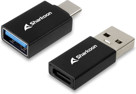 Sharkoon OfficePal Μετατροπέας USB-C male σε USB-A female 1τμχ - Image 2