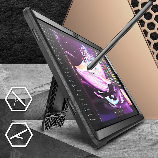 Supcase Unicorn Beetle Pro Flip Cover Μαύρο Galaxy Tab A9+ Plus 11.0 X210 / X215 / X216 - Image 2
