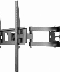 Gembird WM-55ST-03 Βάση Τηλεόρασης Τοίχου με Βραχίονα έως 55" και 35kg Μαύρο