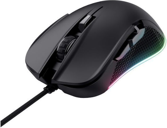 Trust GXT922 Ybar RGB Gaming Ποντίκι 7200 DPI Μαύρο