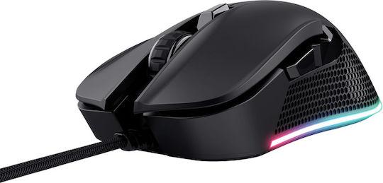 Trust GXT922 Ybar RGB Gaming Ποντίκι 7200 DPI Μαύρο - Image 4