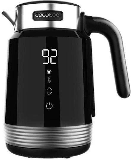 Cecotec Thermosense 600 Touch Βραστήρας 1.7lt 2200W Μαύρος