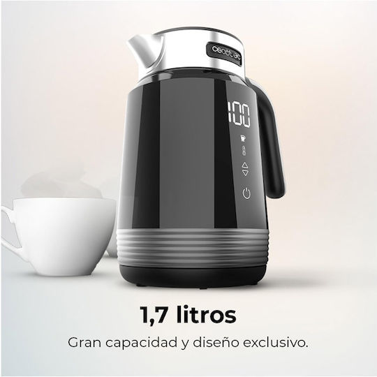 Cecotec Thermosense 600 Touch Βραστήρας 1.7lt 2200W Μαύρος - Image 4