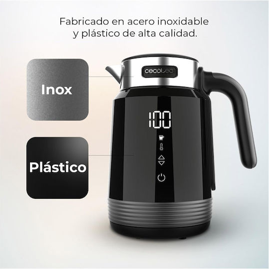 Cecotec Thermosense 600 Touch Βραστήρας 1.7lt 2200W Μαύρος - Image 5