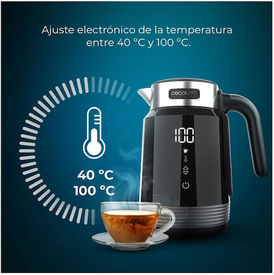 Cecotec Thermosense 600 Touch Βραστήρας 1.7lt 2200W Μαύρος - Image 6