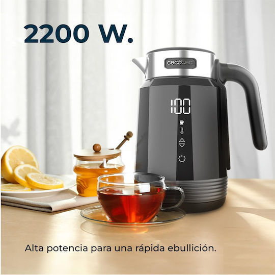 Cecotec Thermosense 600 Touch Βραστήρας 1.7lt 2200W Μαύρος - Image 7
