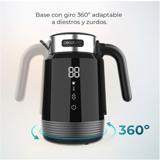 Cecotec Thermosense 600 Touch Βραστήρας 1.7lt 2200W Μαύρος - Image 9