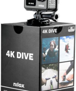 Alternative view of Nilox Action Cam 4K Dive 128GB Action Camera 4K Ultra HD Υποβρύχια με Οθόνη Αφής 2" και Wi-Fi Μαύρη