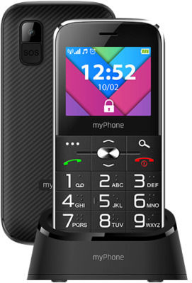 MyPhone Halo C Dual SIM Κινητό με Μεγάλα Κουμπιά Μαύρο - Image 2