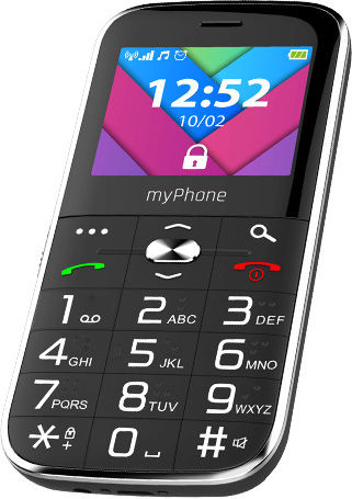 MyPhone Halo C Dual SIM Κινητό με Μεγάλα Κουμπιά Μαύρο - Image 3