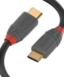 Lindy Anthra USB 2.0 Cable USB-C male - USB-C Μαύρο 1m (36901)