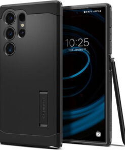 Spigen Tough Armor Back Cover Πλαστικό / Σιλικόνης 2mm Μαύρο (Galaxy S24 Ultra) ACS07300