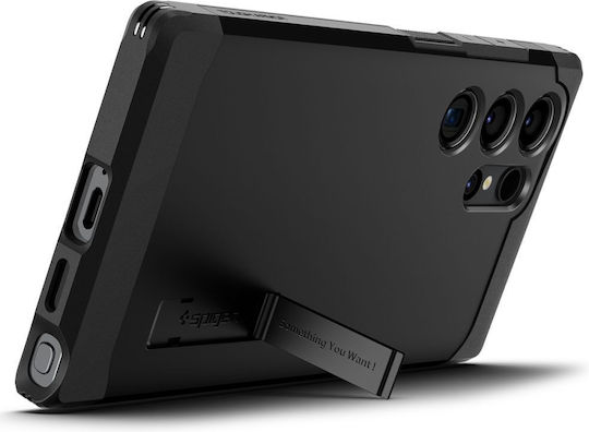 Spigen Tough Armor Back Cover Πλαστικό / Σιλικόνης 2mm Μαύρο (Galaxy S24 Ultra) ACS07300 - Image 7