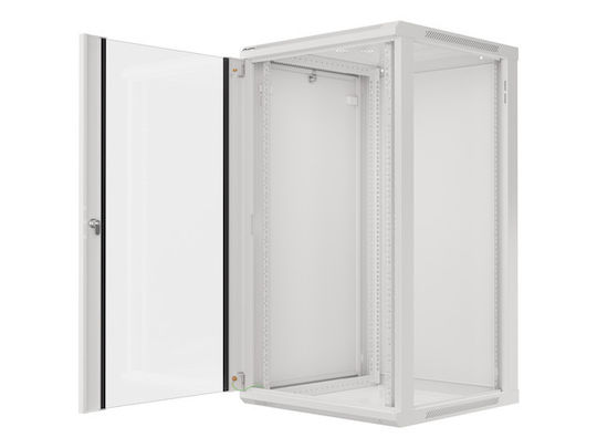 Lanberg Επιτοίχια Καμπίνα Rack 22U 60x60x108.5cm Γκρι WF01-6622-10S