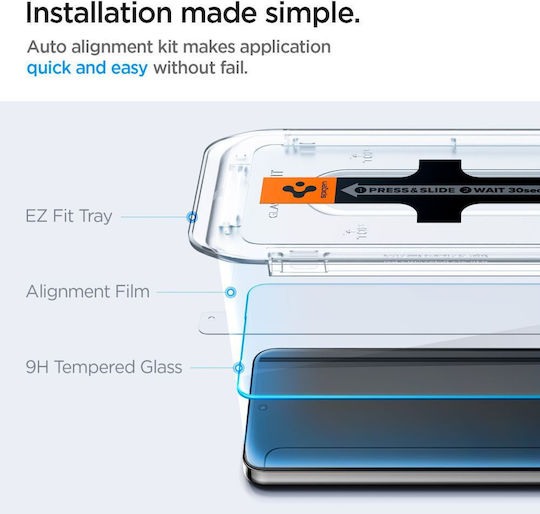 Spigen 2.5D Tempered Glass 2τμχ (Samsung Galaxy S24 / S25) AGL07440 - Image 8